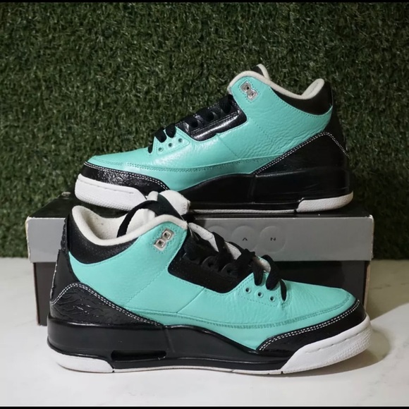 ?Tiffany Blue Air Jordan 3 Sz. 9.5 Custom Made ? main image 7